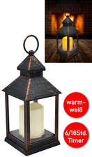 LED Laterne Kerze Windlicht