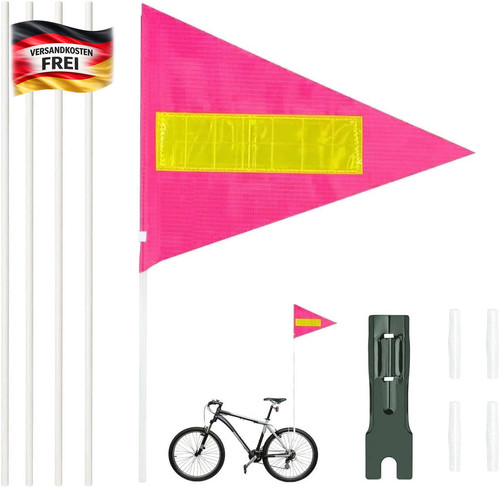 Reflektierende fahrradflagge - reflektierende,