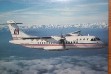 AK Airliner Postcard  Flugzeug FOSHING AIRLINES CHINA ATR-42 airline issue