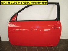 TÜR Links (aluminium) VW Lupo 1.2 TDI 3L 6 X Farbe ROT LP3G Limousine