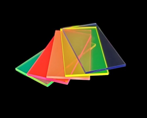 Acrylglas 3mm fluoreszierend - acrylglas,