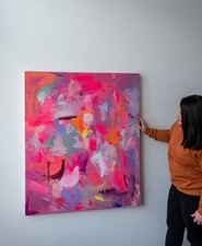 XXL Gemälde 120 x 100 cm