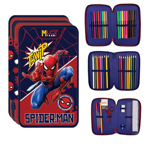 Spiderman federmappe fach - spiderman,