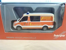 049610 Herpa MB Sprinter Bus Feuerwehr Hagen unbespielt in OVP