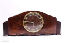 Zauberhafte antike originale JUNGHANS Kaminuhr / Holzgehäuse / Gong Uhr / Schrei