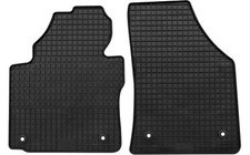 Gummimatten 2-Teile schwarz