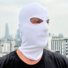 Sturmhaube in weiß Mütze Balaclava Maske Ultras Motorrad Ski Hooligans Biker