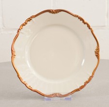 Edelstein Bavaria Maria Theresia Elfenbein Porzellan Brotteller Teller Golddekor