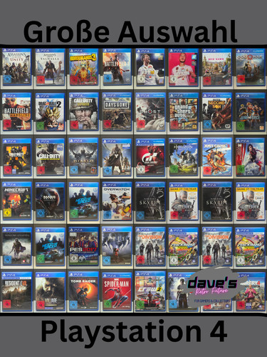 Ps4 spiele zur auswahl - spiele, sony