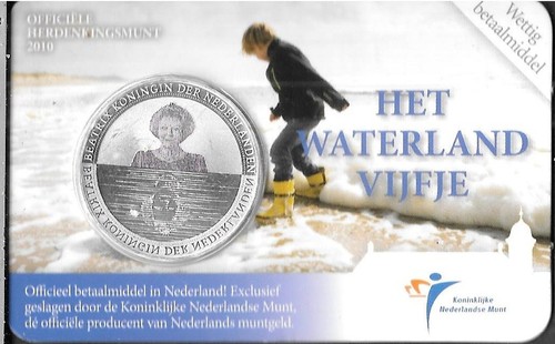 Coincard waterland vijfje - "waterland, vijfje"