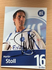 Martin Stoll KSC Karlsruher SC Autogrammkarte original signiert #42889