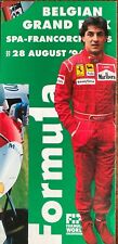 Formula 1 Belgian Grand Prix 1994 Flyer, Jean Alesi, Michael Schumacher