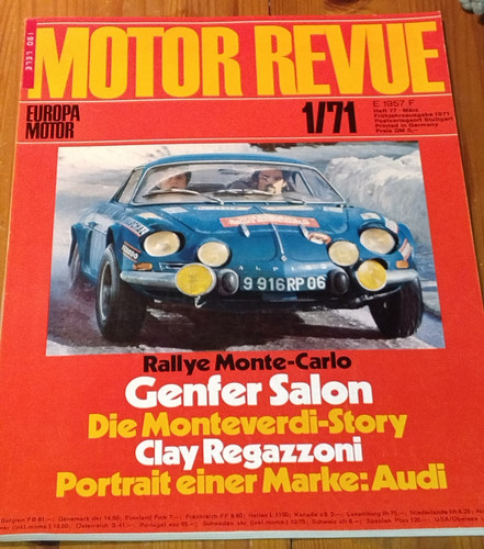 Motor revue heft 1 - motor,