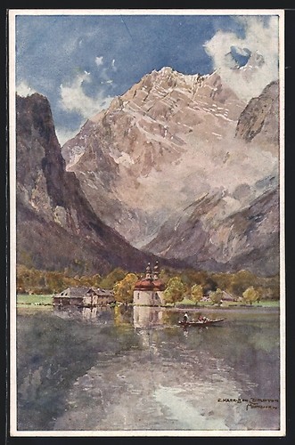 Künstler edward harrison - künstler-ak,