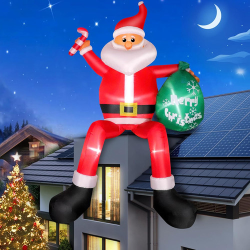 Aufblasbarer weihnachtsmann - aufblasbarer,