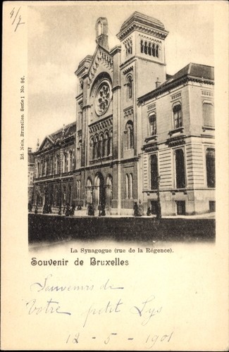 Judaika brüssel synagoge - brüssel,,