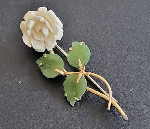 Krementz brosche rose - rose, &