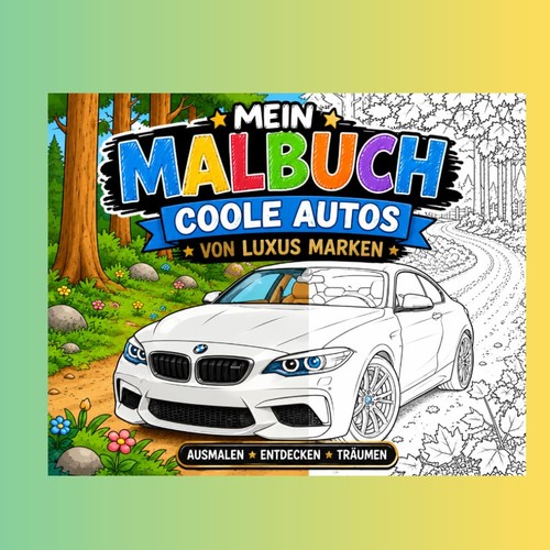 Luxusautos malbuch für - malbuch,