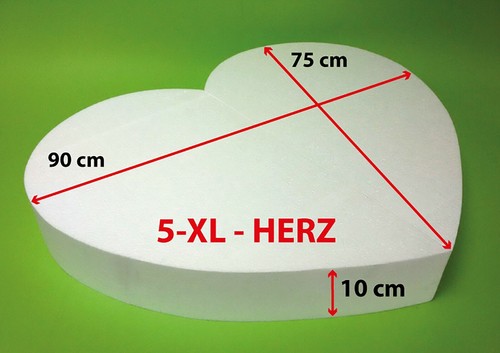 Herz 2 teiliges 5 - herz, 90/75/10