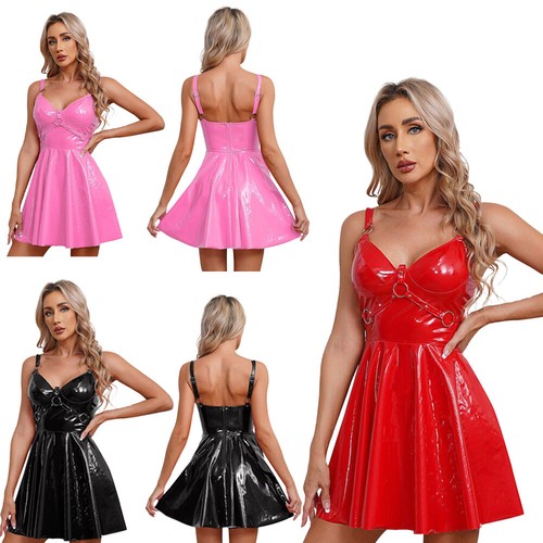 Damen lack leder linie sexy - damen,