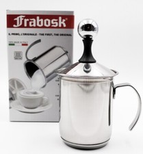 Frabosk Milchaufschäumer Milano für Induktion Edelstahl 3 - 6 Tassen - B Ware