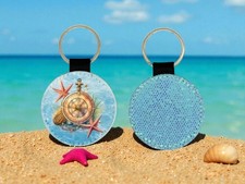 Schlüsselanhänger " Kompass "! Taschenanhänger! Maritim!