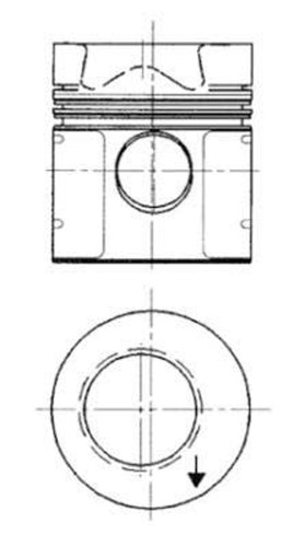Kolben kolbenschmidt 91598600 - kolbenschmidt,