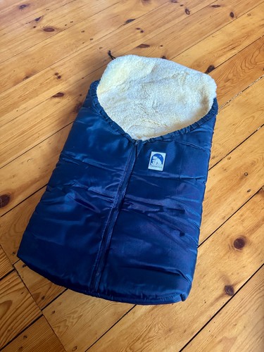 Eisbärchen lammfellfußsack - eisbärchen,