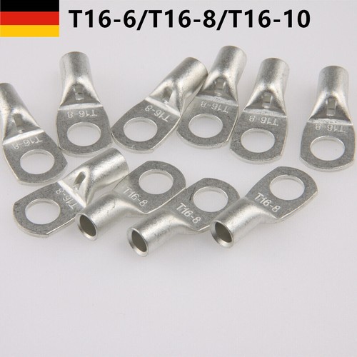 Rohrkabelschuhe 16mm m8 - 16mm²,