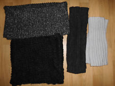 4 teilig: 2x Loom Schal von H&M + qudo und 2 Paar Stulpen - Winterset