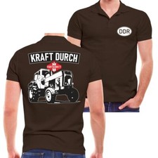 POLO Shirt DDR Traktor Motive