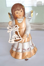 Engel mit Spieluhr  -  von Goebel Porzellan