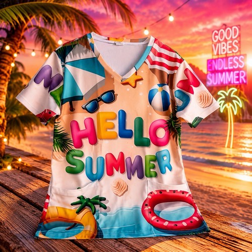 Damen kasack shirt sommer - kasack, t-shirt