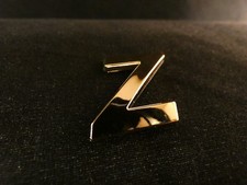 24 Karat vergoldet Buchstabe "Z" Styling Aufkleber Auto Logo Deluxe Kursiv