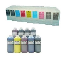 9x CISS Refill System für EPSON Stylus Pro 3880 + 9x 250ml Tinte wiederbefüllbar