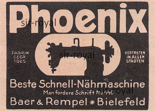 Phoenix nähmaschine baer - baer, &