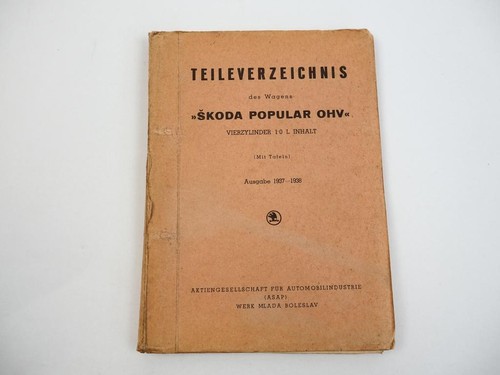Skoda popular ohv vierzylinder - ohv,