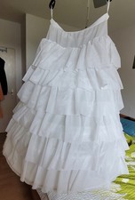 Reifrock Hochzeitskleid Poirier (17-300E) Größe 3XL 56/58 Farbe weiß