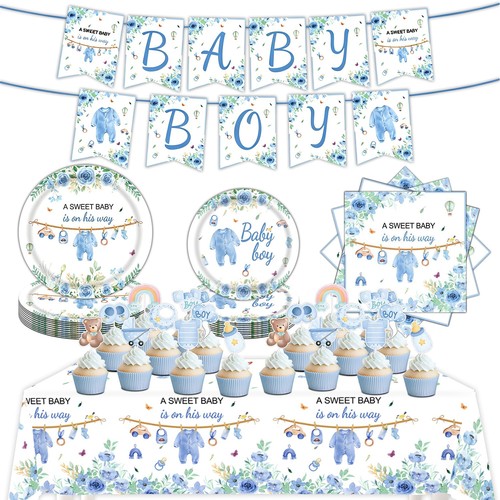 Babyparty deko junge tischdeko - babyparty,