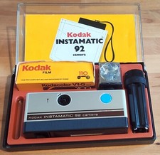 Analoge Pocketkamera KODAK  INSTAMATIC 92 CAMERA++Kleinbildkamera++Film + Blitz