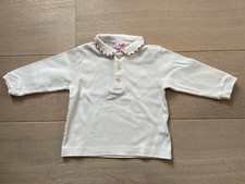 Il Gufo Baby Langarmshirt Offwhite Roter Stick Größe 68