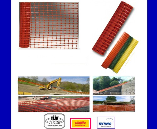 Warnnetz absperrzaun bauzaun - warnnetz,