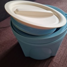 Tupperware Mediterrano 2L Bistro Thermo-/ Warmhaltebehälter/Eiswürfelbehälter