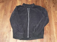 Pull & Bear Übergangsjacke - Schwarz Cord - Größe L