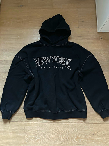 Pull bear hoodie schwarz - gr., s