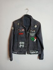Metal Jeansjacke Punkrock Gr