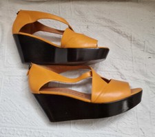 WALTER STEIGER PLATEAU WEDGES ORANGE DAMEN GRÖSSE 40,5
