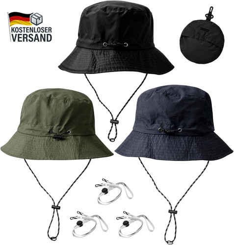 3er set sonnenhut damen herren - sonnenhut,