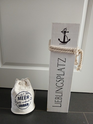 2er set maritim dekostücke - set,