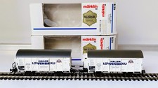 Märklin H0 4678 "Bierwagen Haller Löwenbräu" 2x sehr gut in OVP